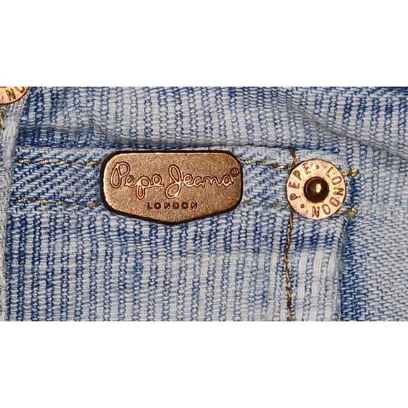 Vintage Pepe Jeans London 36x32 Baggy Distressed Hip Hop Wide Leg Street Rare! - Picture 9 of 11